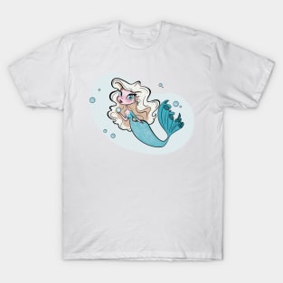 Blue Bubble Mermaid T-Shirt